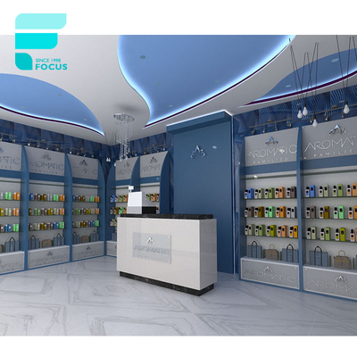 Perfume Shop / Fragrance Cosmetics Display Counter Counter Display Stand Cosmetic Shop Shelf Perfume Shop Interior Design