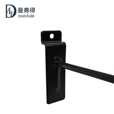 Shop Merchandise Show Metal Slatwall Hook Black Channel Foshan Factory Aluminum Display Racks Hooks