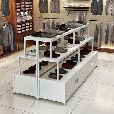 Easy Assembly Factory Customized Shoe Store Display Stand Modern Interior Shoe Store Design