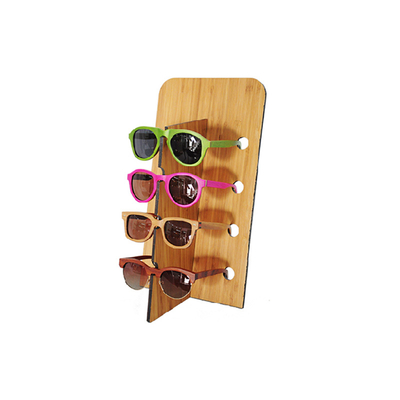Sunglasses Display Storage Bamboo Wooden Sunglasses Glasses Rack Display Rack