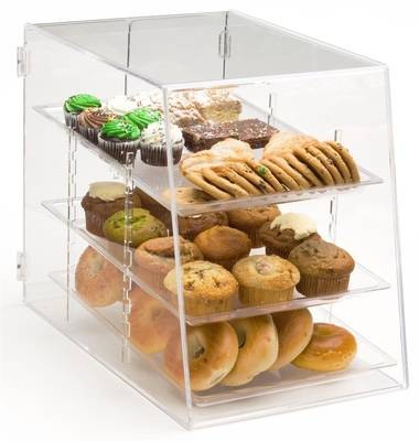 Height Adjustable Shelves Factory Sale Bakery Shop Interior Design Bread Showcase Counter Bakery Display Racks